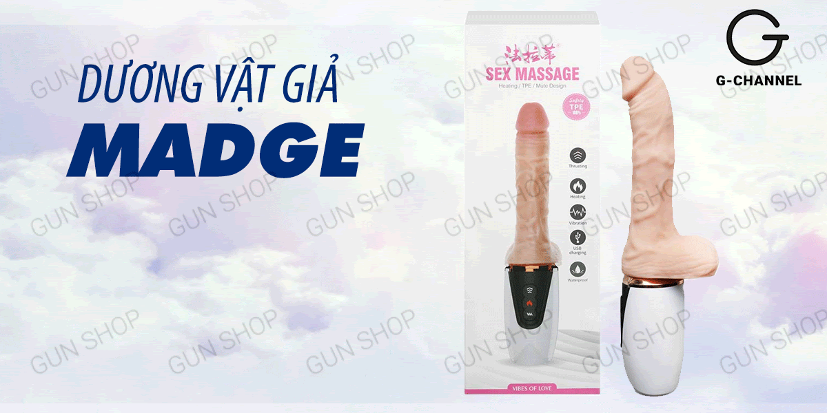Nơi bán Dương vật giả Dibe rung thụt tỏa nhiệt sạc USB giá rẻ