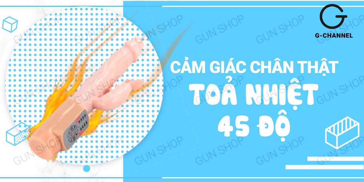 Dương Vật Giả Phát Nhiệt 45°C Baile Kích Thích Cực Mạnh