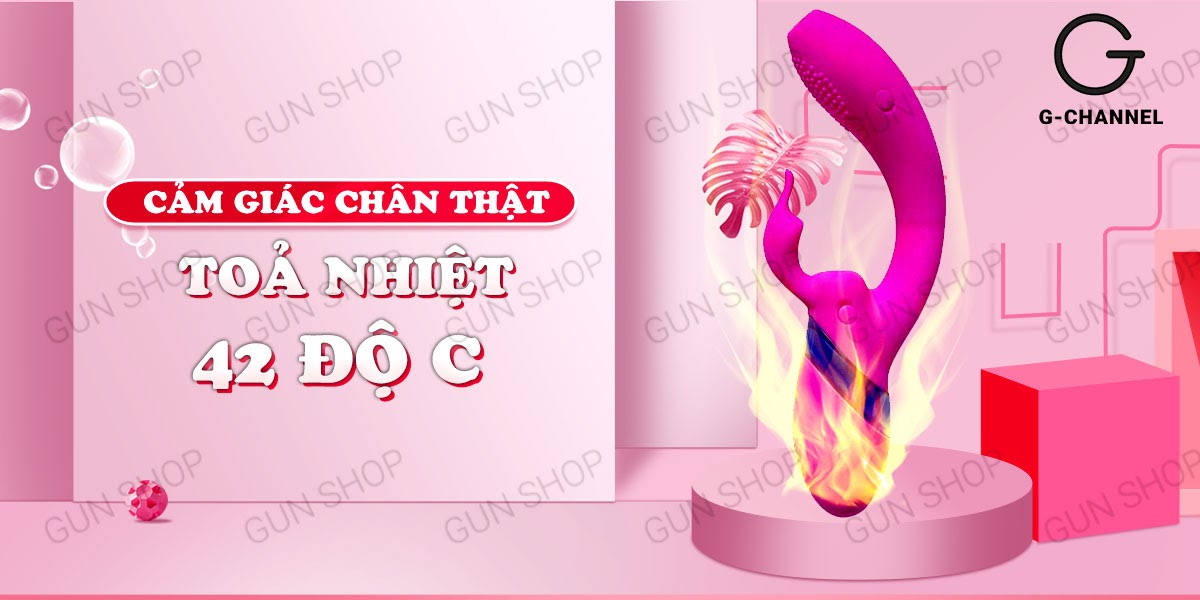 Dương vật giả rung mạnh đa chế độ phun nước nóng sạc tiện lợi