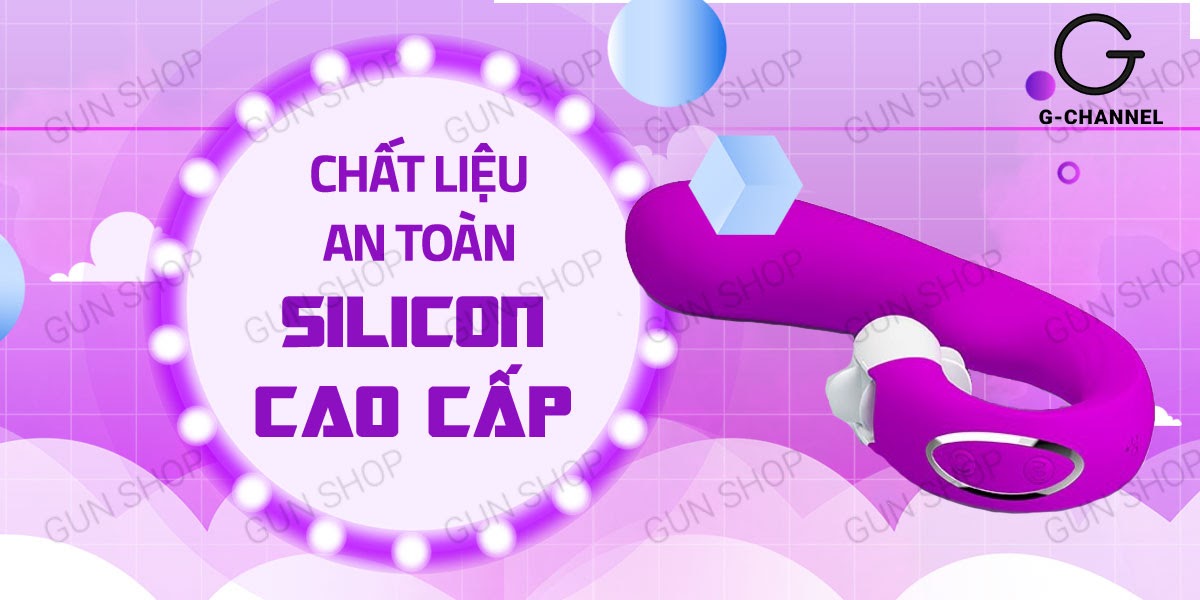 Dương vật giả lưỡi rung siêu mạnh 7 chế độ sạc điện Pretty Love