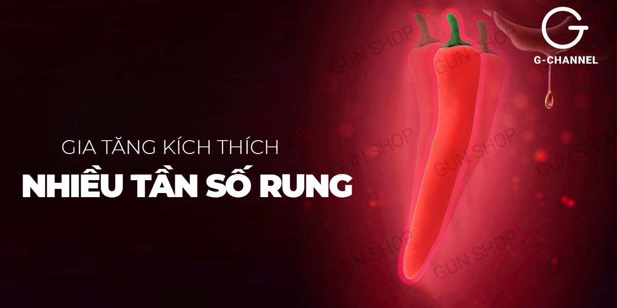 Dương vật giả Wistone Pepper rung đa chế độ sạc tiện lợi, kích thích mạnh mẽ