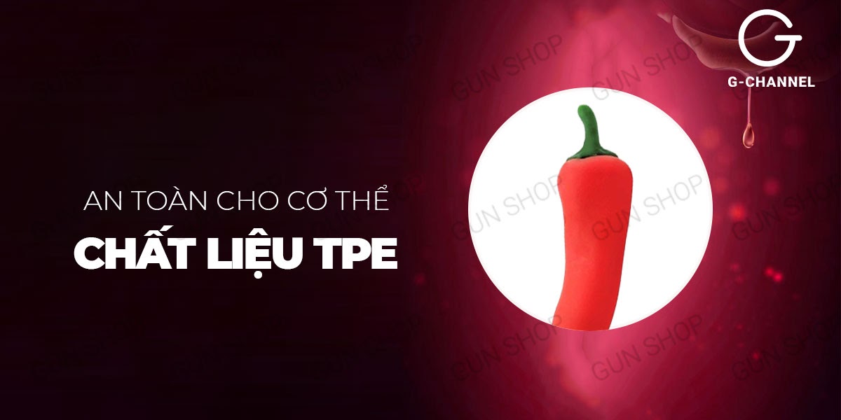 Dương vật giả Wistone Pepper rung đa chế độ sạc tiện lợi, kích thích mạnh mẽ