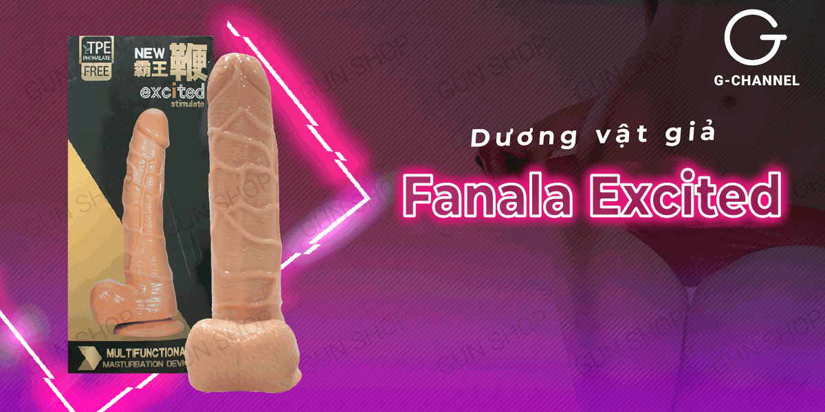 Dương vật giả dính tường Fanala Excited rung ngoáy mạnh hít chặt cực phê
