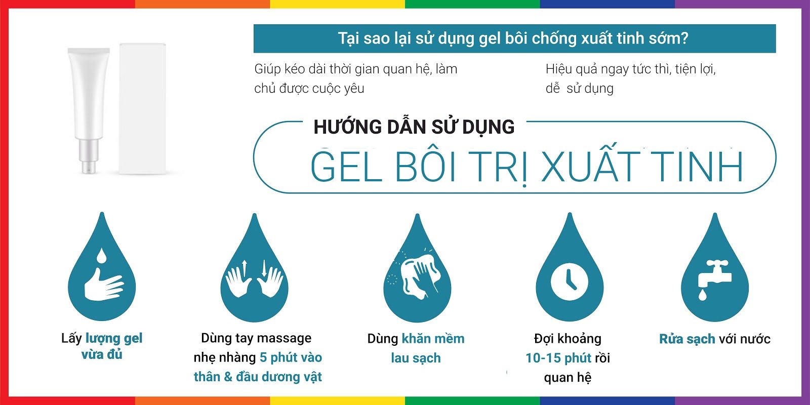 Gel Emla Cream 5% Giảm Quá Cảm Giác Kéo Dài Cuộc Yêu Chai 5g