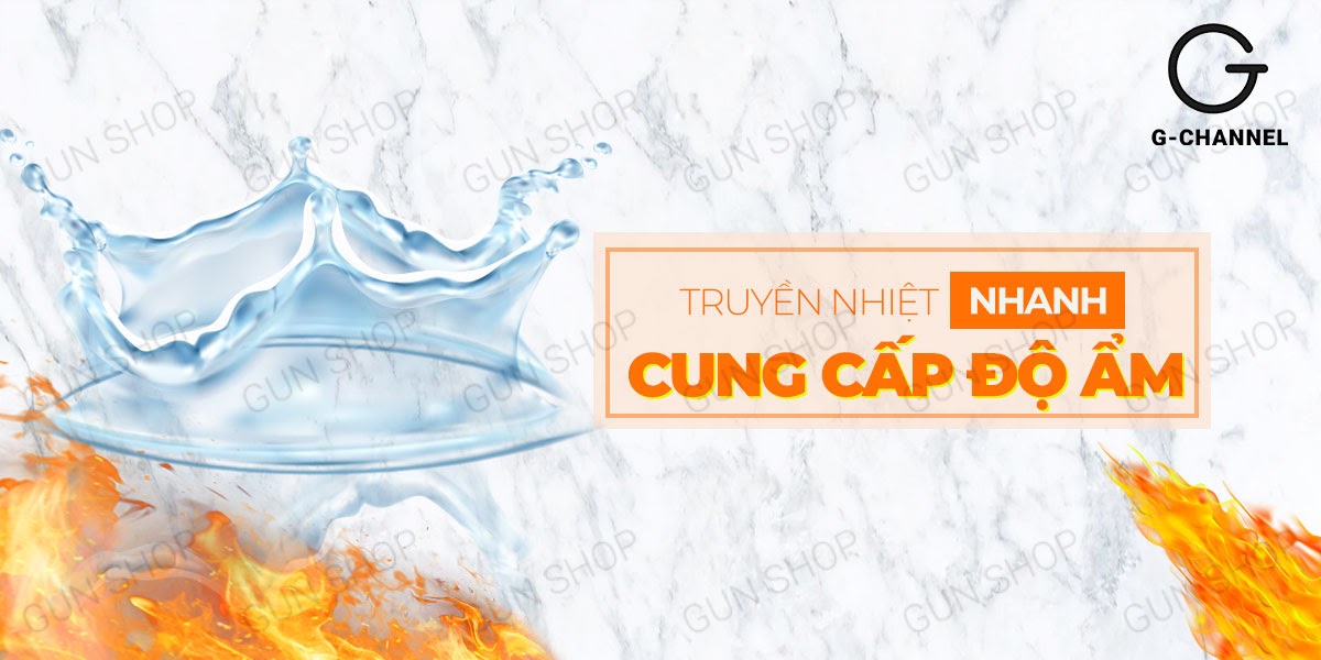 Gel bôi trơn Shell Supermen nóng ấm hậu môn kích thích 90ml