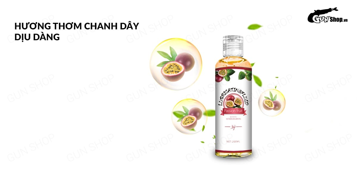 Gel bôi trơn hương chanh dây cao cấp Boyafei 200ml siêu mượt