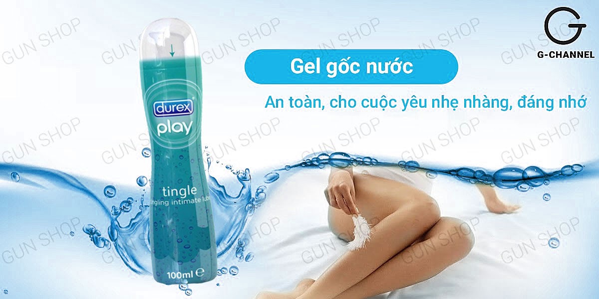 Gel bôi trơn Durex Tingle 100ml mát lạnh kích thích cảm xúc