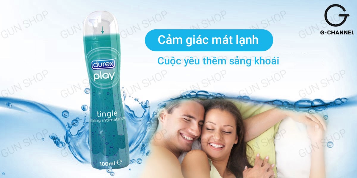 Gel bôi trơn Durex Tingle 100ml mát lạnh kích thích cảm xúc