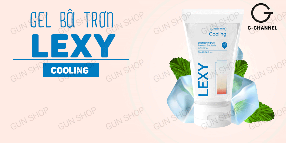 Gel Bôi Trơn Lexy Mát Lạnh Bạc Hà 55ml Tăng Khoái Cảm