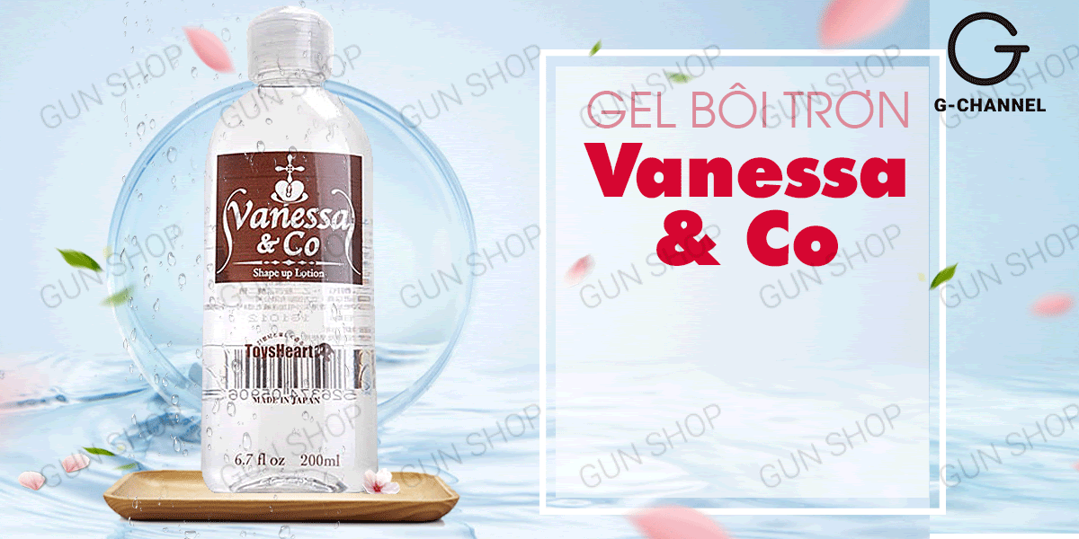 Phân phối Gel Vanessa bôi trơn siêu mượt cấp ẩm cao 200ml chính hãng
