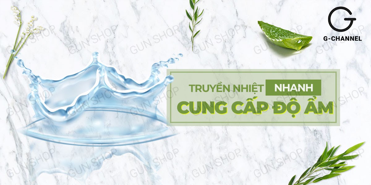 Bán Gel bôi trơn hậu môn tinh chất lô hội - Shell Supermen Aloe Vera - Chai 90ml  chính hãng