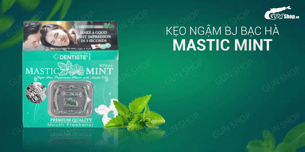 Địa chỉ bán Kẹo ngậm BJ phòng the hương bạc hà - kẹo tình yêu Mastic Mint kẹo đổi gió tăng hưng phấn  giá sỉ