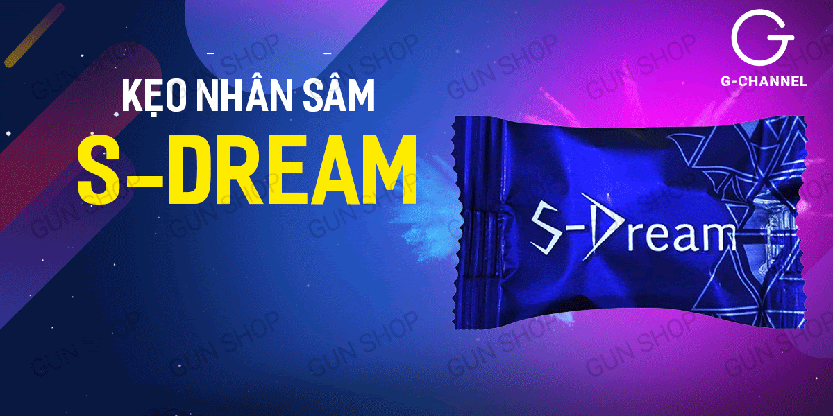 Kẹo nhân sâm S-Dream tăng sinh lực sức khỏe kích thích mua ngay