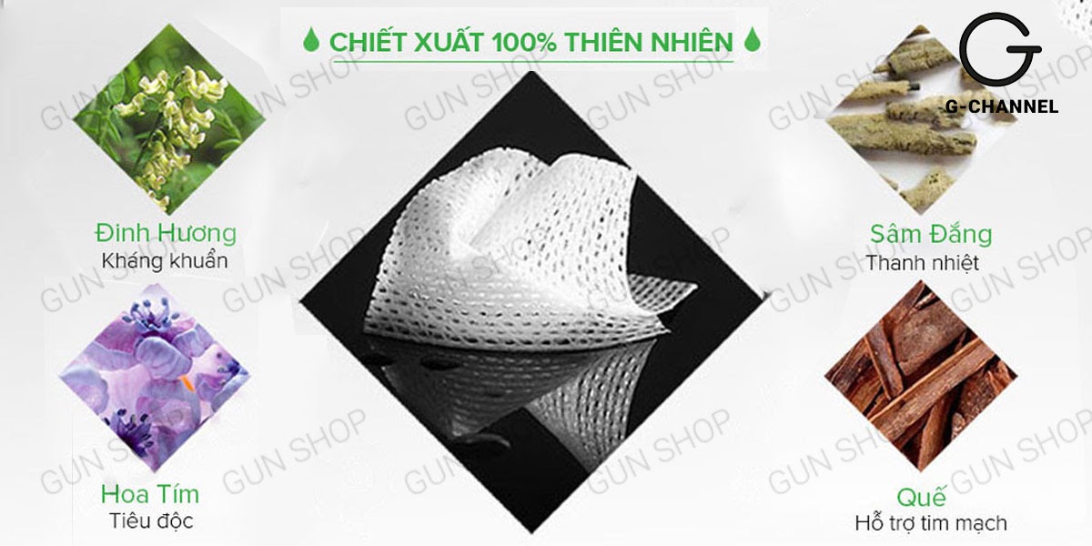 Địa chỉ bán Khăn lau chống xuất tinh sớm Peineili - Kéo dài thời gian - Hộp 12 cái  giá tốt