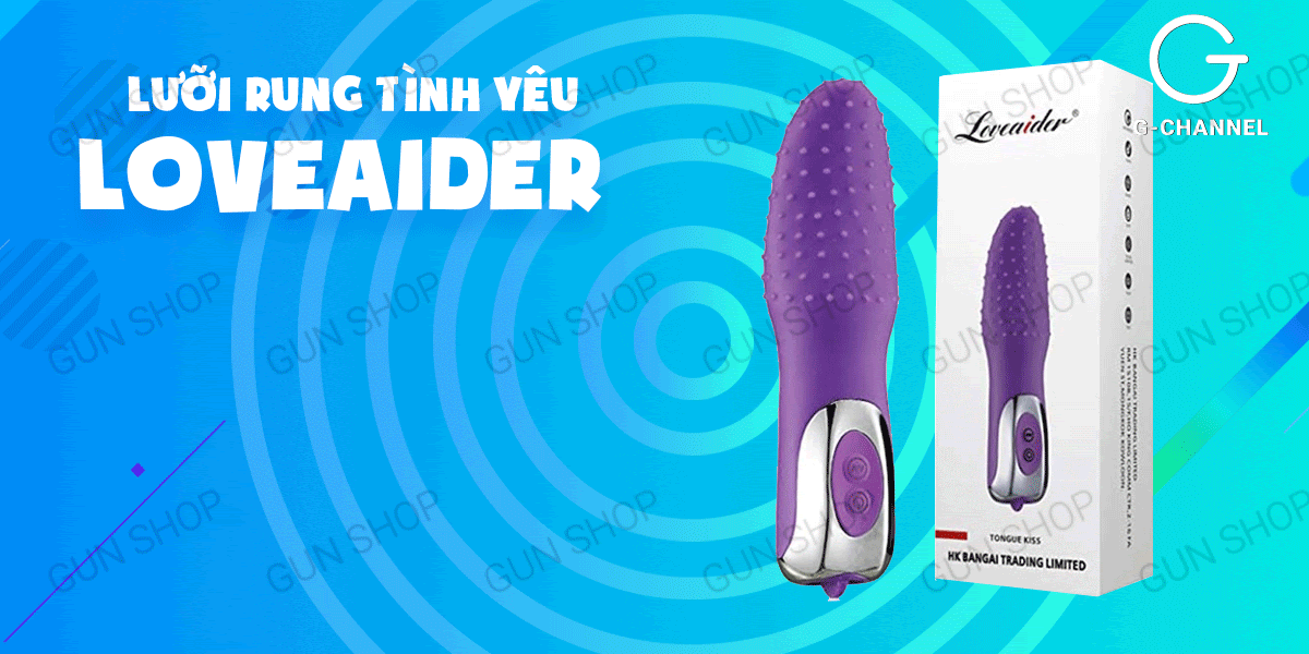 Lưỡi rung đa chế độ siêu mềm mại tăng khoái cảm max pin Loveaider