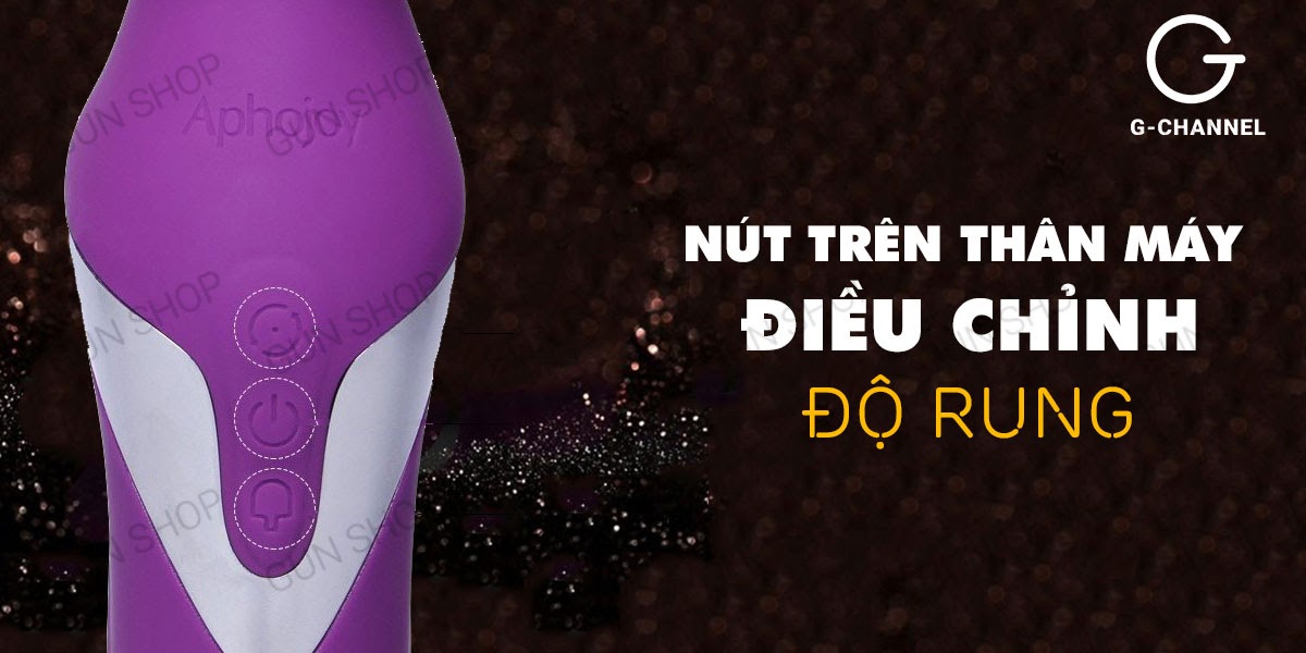 Máy massage 2 đầu rung sạc tiện lợi giảm đau nhanh Aphojoy