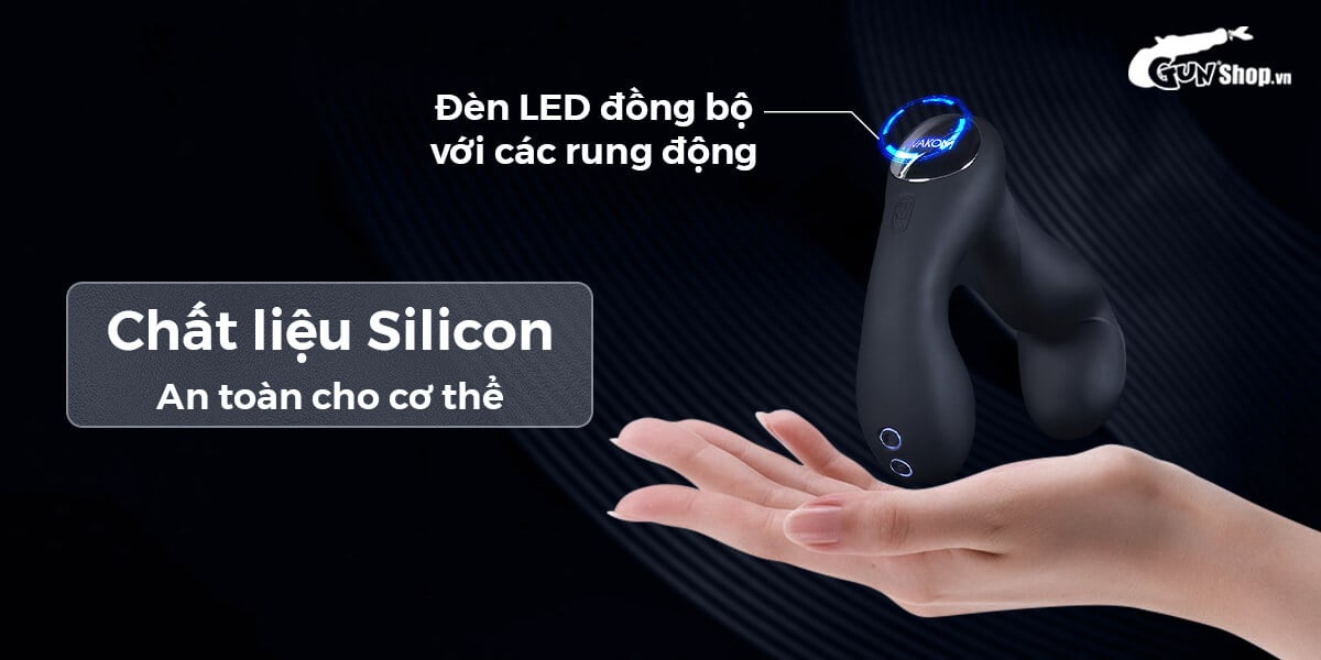 Máy massage hậu môn Svakom Iker JR điều khiển app tiện lợi