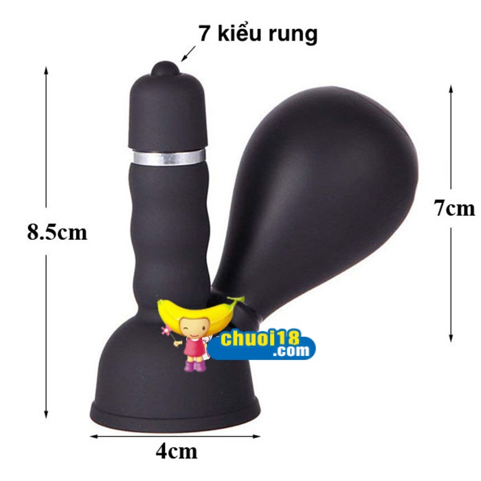 Thông tin Máy Rung Kết Hợp Mút Núm Vú Tăng Khoái Cảm Cực Sướng  hàng xách tay