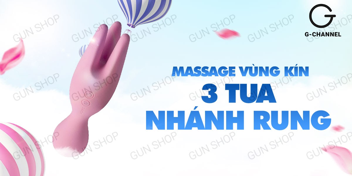 Máy Rung Massage Svakom Nymph 2 Đầu Mạnh Mẽ Sạc USB