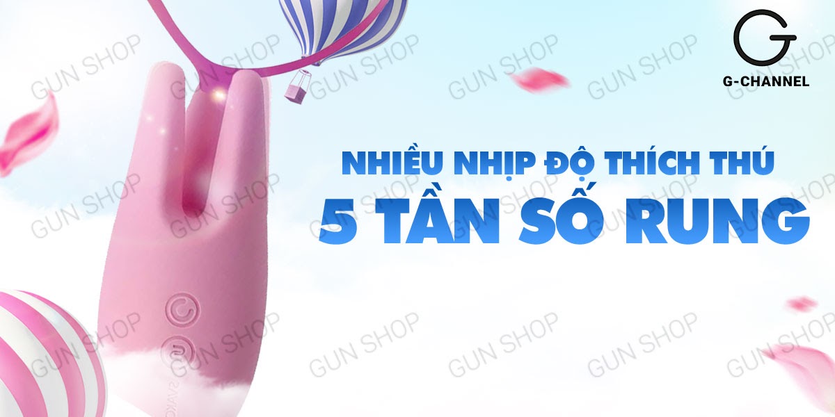 Máy Rung Massage Svakom Nymph 2 Đầu Mạnh Mẽ Sạc USB