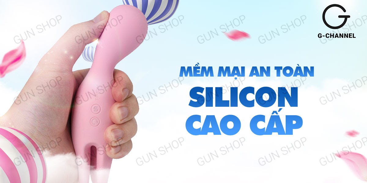 Máy Rung Massage Svakom Nymph 2 Đầu Mạnh Mẽ Sạc USB