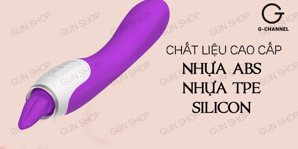 Nhập sỉ Máy rung massage kích thích âm đạo 2 đầu rung có lưỡi giả hút liếm 17 chế độ - Wistone  mới nhất