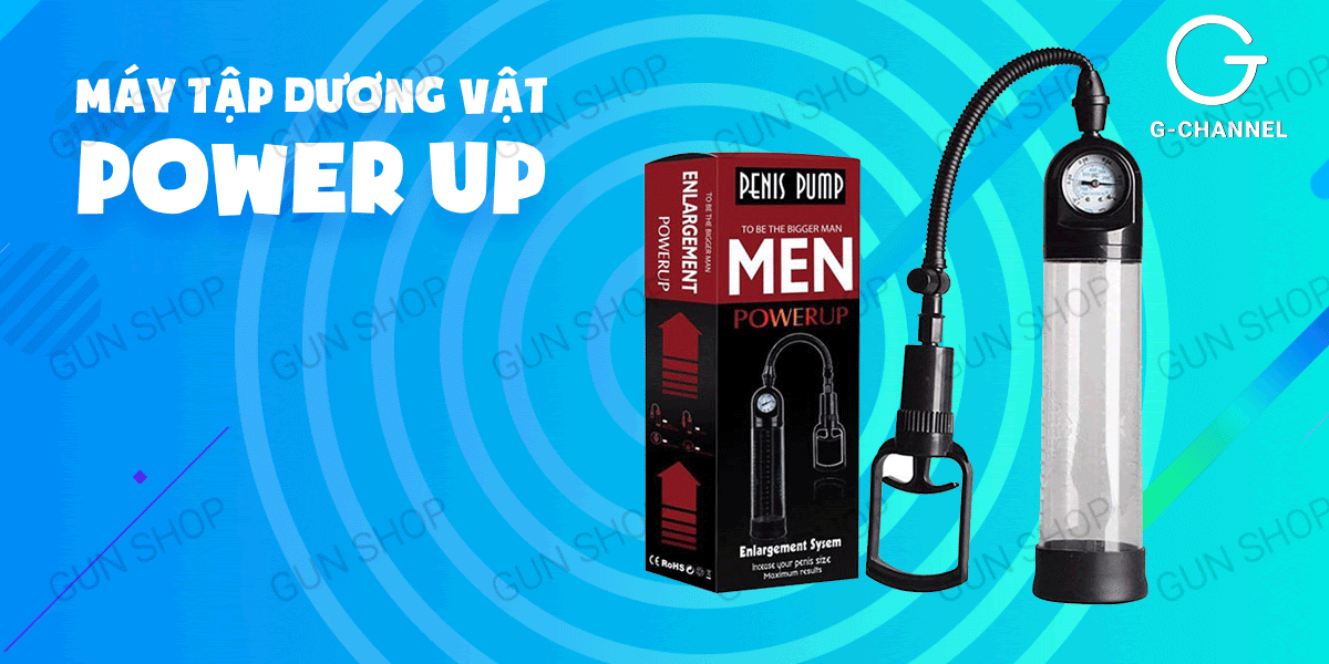 Máy tập tăng kích thước dương vật Men Powerup hiệu quả nhanh chóng Máy tập tăng kích thước dương vật Men Powerup hiệu quả nhanh chóng