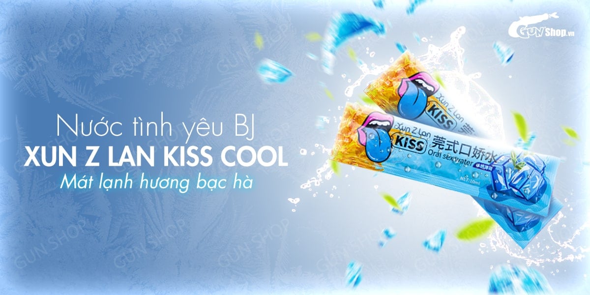 Đánh giá Nước tình yêu BJ mát lạnh hương bạc hà - Xun Z Lan Kiss Cool - Gói 10ml  hàng mới về