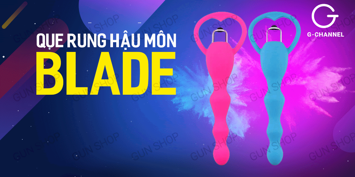 Que rung Blade 15cm chống nước mạnh mẽ kích thích cực đã