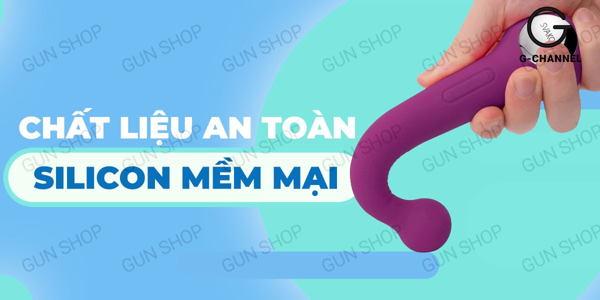 Địa chỉ bán Que rung massage toàn thân 2 đầu rung riêng biệt sạc điện - Svakom Bonnie mới nhất