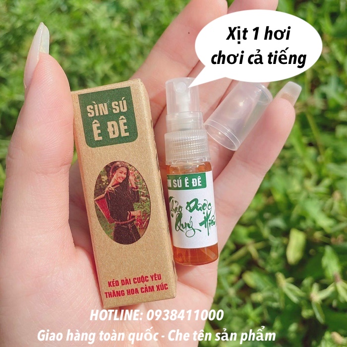 Sìn sú Ê Đê chính hãng chai xịt 5ml Tăng cường sinh lý