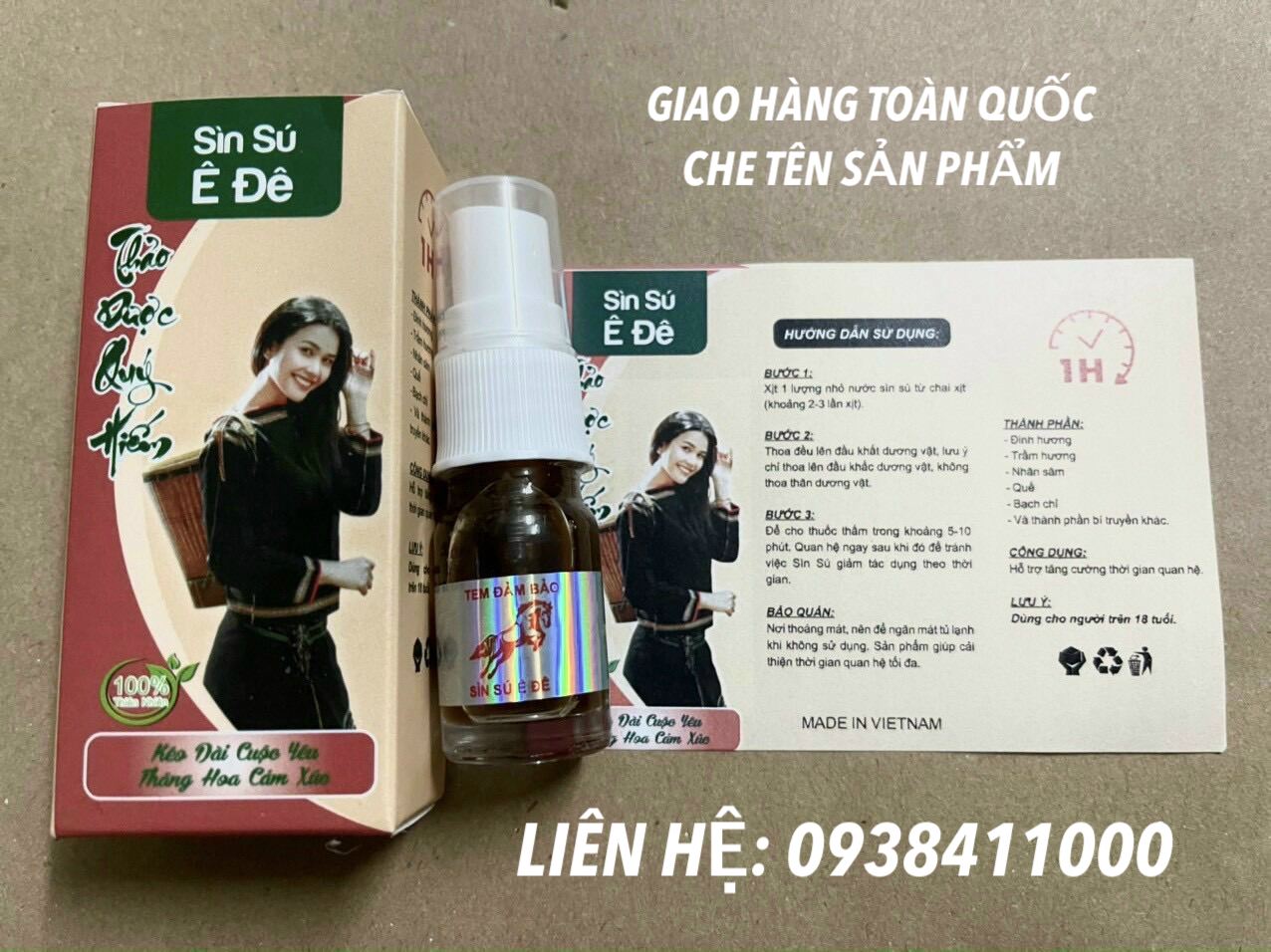 Sìn Sú Dạng Sịt Ê Đê Chính Hãng Cao Cấp Chai Lớn