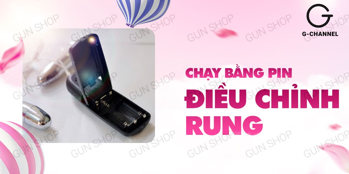 Shop bán Trứng rung tình yêu inox 2 đầu cao cấp - Baile Double Bullets Hot  cao cấp