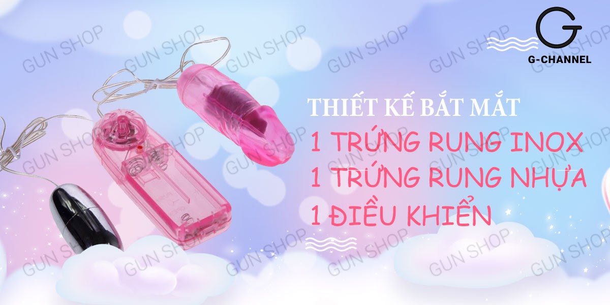 Shop bán Trứng rung tình yêu inox 2 đầu - Baile Give You A Scare giá rẻ