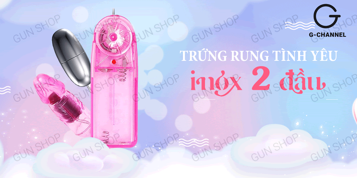 Shop bán Trứng rung tình yêu inox 2 đầu - Baile Give You A Scare giá rẻ