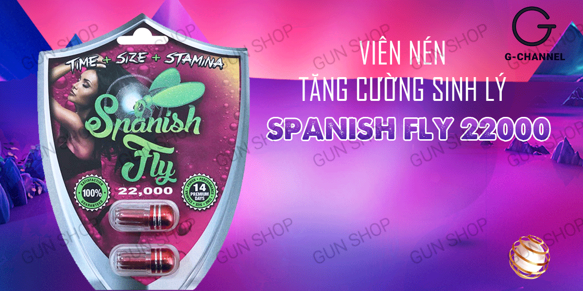 So sánh Viên uống hỗ trợ cương dương tăng cường sinh lý Spanish Fly 22000 - Vỉ 2 viên  hàng mới về