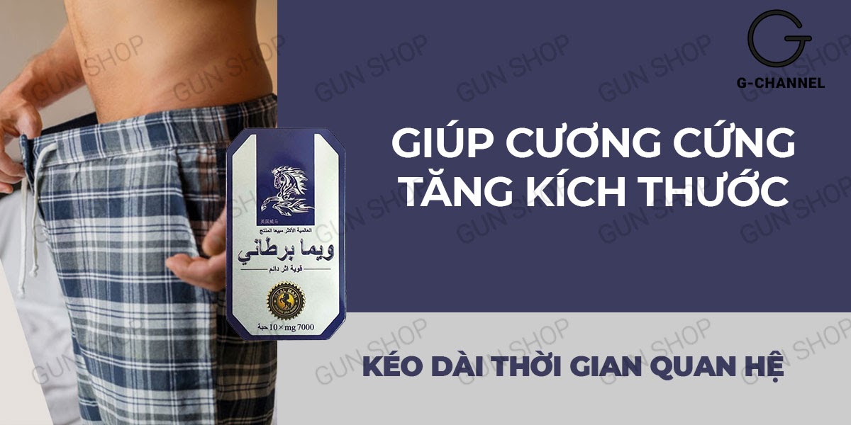 Nhập sỉ Ngựa Thái chính hãng thuốc cường dương kéo dài thời gian cho Nam hộp 10 viên hàng xách tay