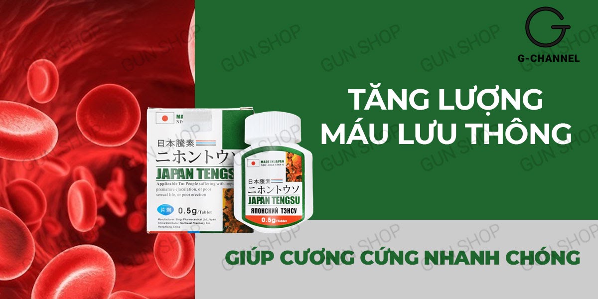 Viên Uống Tengsu Tăng Cường Sinh Lý Cương Dương Hộp 16 Viên