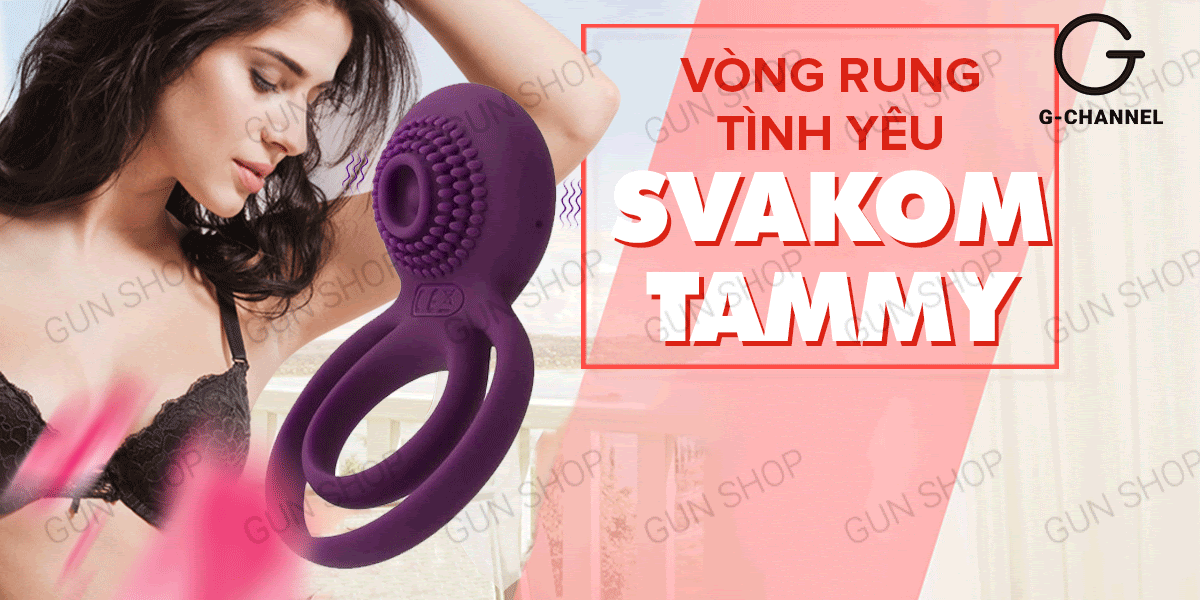 Review Vòng rung tăng khoái cảm kéo dài thời gian rung mạnh sạc điện - Svakom Tammy  mới nhất