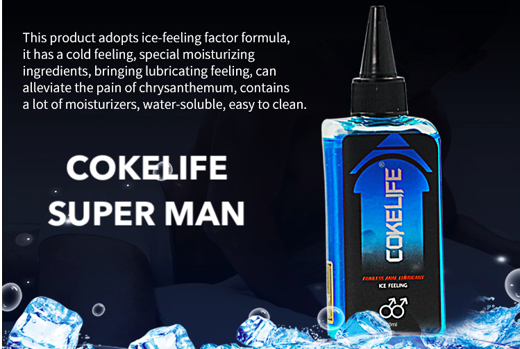 Giá sỉ Gel bôi trơn Cokelife Super Man xanh mát lạnh 85g gel hậu môn cho gay cao cấp
