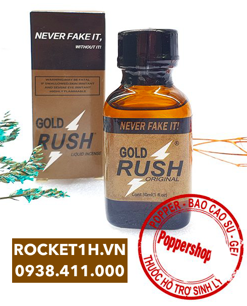 Nhập sỉ Popper Gold Rush Liquid Incense 30ml mới nhất