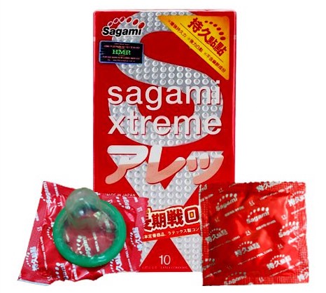 Nhập sỉ Bao Cao Su Sagami Xtreme Feel Long gân gai - Hộp 10 cái loại tốt
