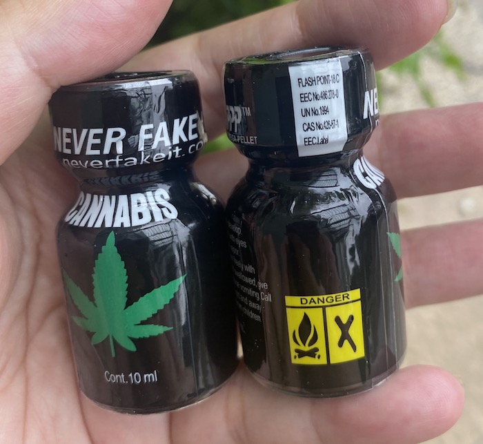 Phân phối Popper Cannabis 10ml Never Fake It chính hãng Mỹ dành cho Top Bot giá rẻ