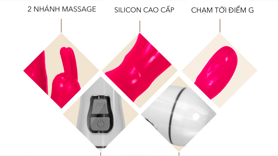 Phân phối Dương vật giả silicon rung mạnh giá rẻ có nhánh massage điểm G vibrator mới nhất