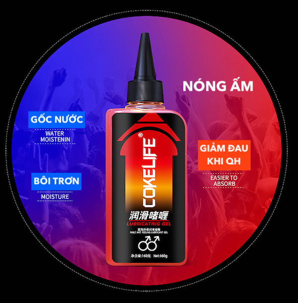 Cung cấp Gel bôi trơn Cokelife superman đỏ nóng ấm 85g giảm đau rát hậu môn giá sỉ