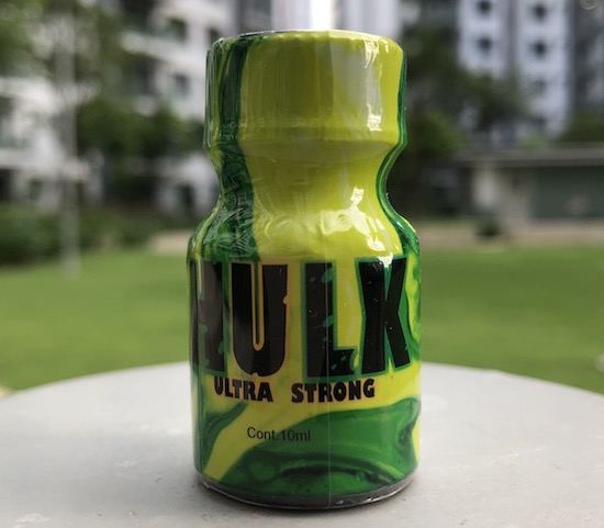 Popper Hulk 10ml chính hãng Mỹ USA PWD chai hít dành cho Top Bot poppers