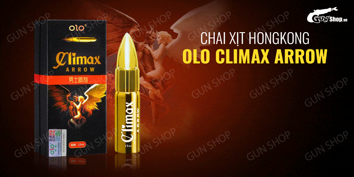  Review Chai xịt HongKong OLO Climax Arrow - Kéo dài thời gian - Chai 15ml cao cấp