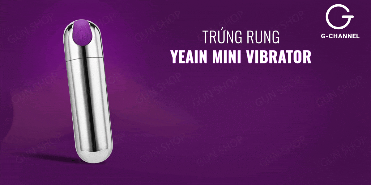 Phân phối Trứng rung hình viên đạn 10 tốc độ rung - Yeain Mini Vibrator loại tốt