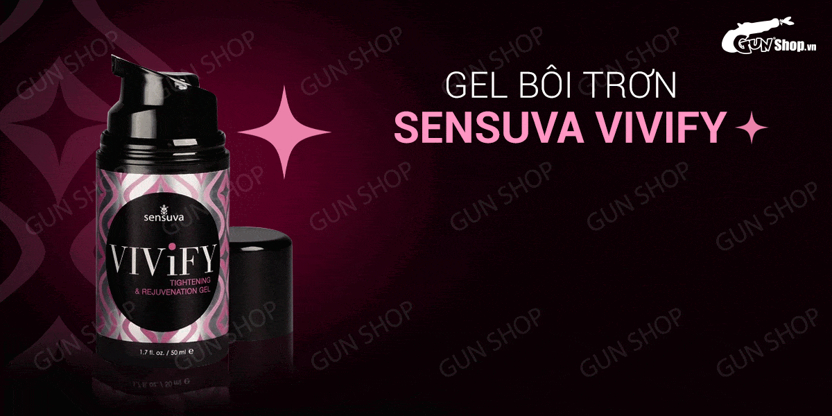  Cửa hàng bán Gel bôi trơn se khít âm đạo và tăng khoái cảm nữ - Sensuva Vivify - Chai 50ml tốt nhất