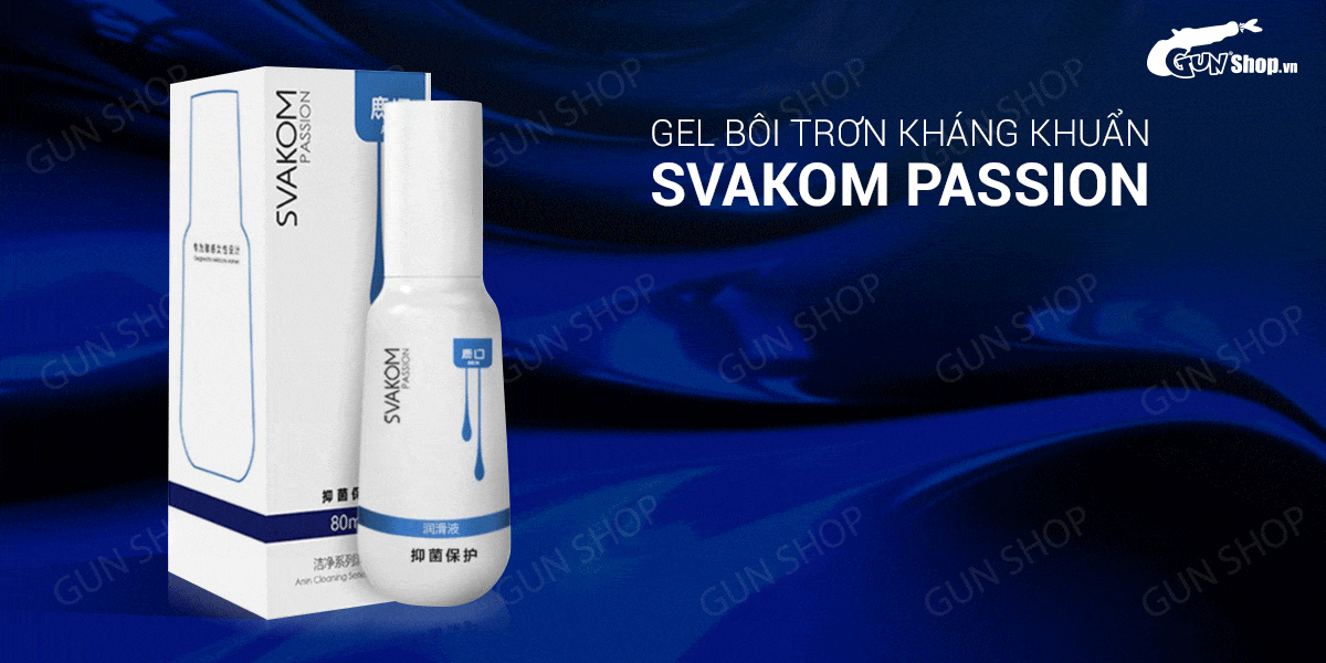  Nơi bán Gel bôi trơn kháng khuẩn chăm sóc vùng kín - Svakom Passion - Chai 80ml giá sỉ